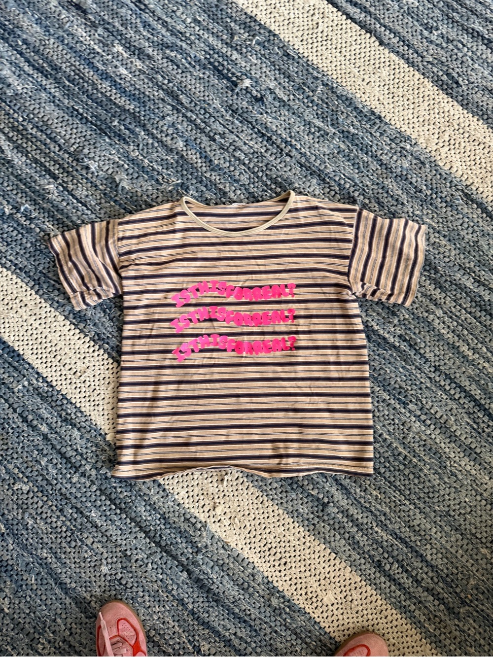Vintage Upcycled Tee “IS THIS FOR REAL?”
